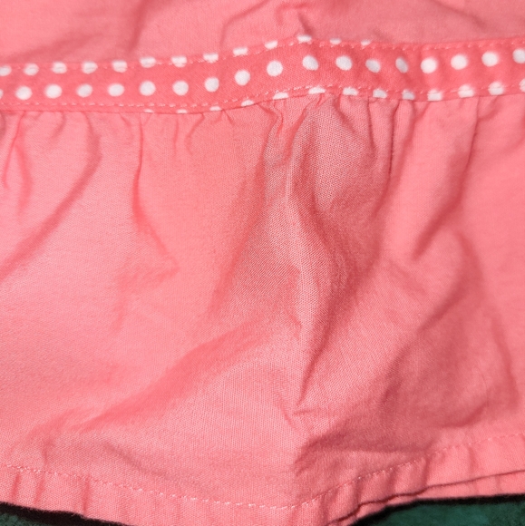 🌈 NWT Vintage Gymboree Happy Rainbow Coral Tiered Cotton Skirt Polkadot 2T 🆕️ - Picture 3 of 5